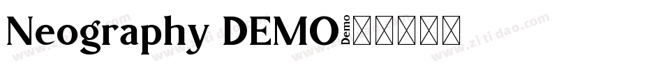 Neography DEMO字体转换